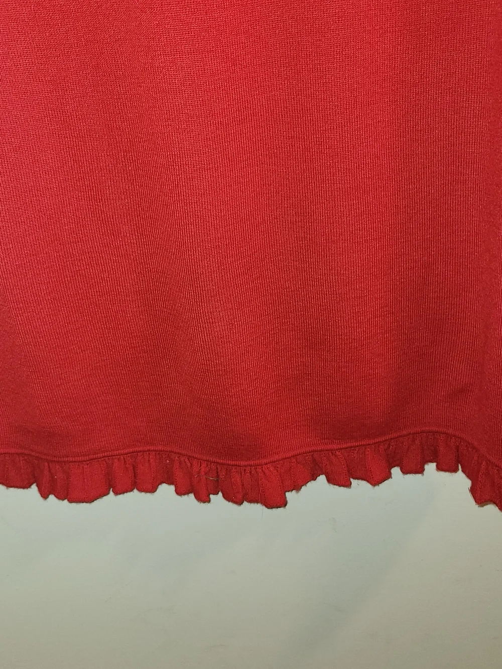 Liz Claiborne Red Sweater Maxi Dress Sz Large Matching Bolero Jacket Christmas